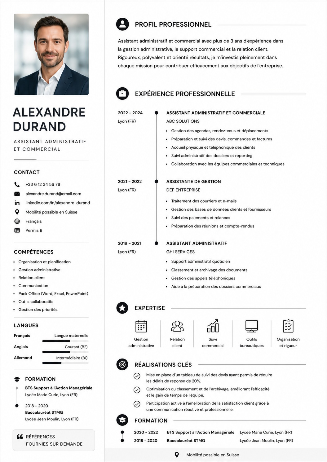 Design de CV Executive